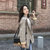 2018春秋新款韩版格子小西装外套休闲港风复古显瘦西服女(格子 XL)第5张高清大图