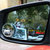 品速优 汽车倒车辅助小圆镜盲点镜后视镜大视野反光凸面广角镜(银色 无边框)第4张高清大图