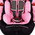 西博恩德国工艺六重防护国家专利安全可靠9个月-12岁汽车儿童安全座椅SIEBORN-CS208(粉色)第4张高清大图