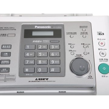 松下（Panasonic）KX-FL333CN传真机W（白色）（双通道功能，多站点发送功能）