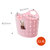 禧天龙Citylong 22.4L浴室手提脏衣篮环保塑料衣物收纳筐蝶彩支装(粉色)第4张高清大图