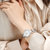 天梭（TISSOT）手表 弗拉明戈系列1853贝母石英表 瑞士时尚圆形女士钢带手表(T094.210.11.116.00)第5张高清大图