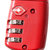 美国玛斯特锁具MASTERLOCK4688D TAS海关锁 密码锁 挂锁旅行箱包锁出国安全(红色 4688N裸装款)第4张高清大图