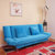 一米色彩 简易沙发折叠沙发床多功能两用双人单人小户型布艺沙发午休床懒人沙发(桔色绒布 1.5米)第4张高清大图