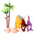 福九易玩具恐龙玩具软胶超大号可发声动物46cm霸王龙 恐龙玩具套装 生日礼物 男孩女孩 节日礼物 小号套装（2）(混合色)第2张高清大图