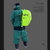QLeo原创男女滑雪套装韩版防风防水滑雪服潮酷加厚滑雪装备户外服(M 奶黄上衣（预计15号发货)第5张高清大图