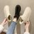 SUNTEK雪地靴女2021年冬季新款洋气一体加绒加厚保暖大码女鞋41一43(40 米白色)第9张高清大图