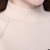 娇维安 冬季女装外套 韩版套头衫 宽松高领毛衣打底衫 字母图案针织衫 女(浅紫色 均码)第3张高清大图