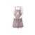 韩版工作防污围裙女 时尚可爱厨房清洁围腰 家用成人防油做饭围裙(小兔款红色)第7张高清大图