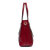 海谜璃（HMILY）新款二层牛皮女士手提包 时尚皮带扣手提把单肩包斜挎包女包 H6947(酒红色)第4张高清大图