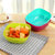 有乐B582果盘 方形食品级塑料沙拉碗 瓜子水果盘小零食糖果盘lq1023(颜色随机2个装)第3张高清大图