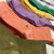 MARIAN韩国女袜东大门袜筒标签纯色竖条纹字母R长腰中筒堆堆袜子(黄色 均码)第4张高清大图