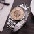 阿玛尼（ARMANI）手表 全自动机械男表时尚休闲男士手表AR1921(AR1922铜盘色 钢带)第4张高清大图