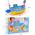 儿童钓鱼玩具池套装1-3岁早教宝宝电动磁性钓鱼台3-6周岁亲子互动(天蓝色)第5张高清大图