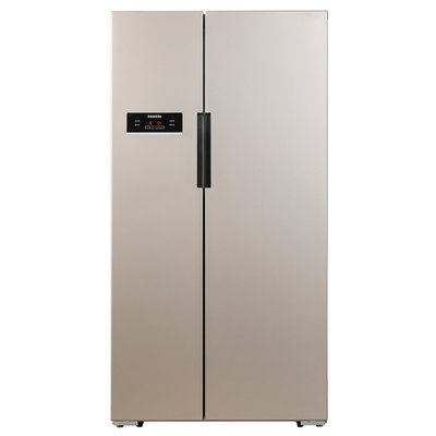 西门子(siemens) KA92NV03TI 610升变频 风冷无霜 对开门冰箱(浅金色) 独立双循环 速冷速冻