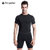 男士PRO紧身运动健身跑步 弹力排汗速干衣服短袖衫T恤tp8011(白色 L)第2张高清大图
