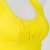 雅凯诗连体式裙式泳装 保守遮肚 显瘦简约 学生大人女士泳装夏季30106(黄色 L)第4张高清大图