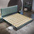 吉木多 轻奢极简实木床双人床1.8米墨绿色北欧简约卧室1.5米高箱储物床(1.5*2米 床+床垫+床头柜*2)第3张高清大图