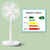 Bestherm百斯腾家用电风扇静音温感智能频变台式自然风落地扇预约定时遥控节能风扇 珍珠白 B7(B7-白色)第5张高清大图