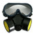双罐防毒面具+防护眼镜 (两件套)第5张高清大图