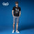 G&G2017夏季新品欧美风字母印花男士短袖T恤青年修身男装T恤上衣(黑色 XXXL)第5张高清大图