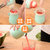 美之扣 橙汁榨汁机手动压橙子器 简易迷你炸果汁杯 小型家用水果柠檬榨汁器(绿色)第3张高清大图