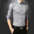 99元2件 新款韩版修身长袖衬衫男 时尚休闲衬衫男DCZ-1311(白色)第2张高清大图