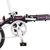 DAHON大行 经典热卖14寸单速铝合金折叠自行车 BYA412(紫色 14英寸)第4张高清大图