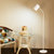 飞利浦落地灯LED灯具客厅卧室书房北欧现代简约美式创意立式台灯(白色)第2张高清大图
