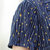 红曼裳老年人夏装女短袖衬衫中老年女装上衣老年妈妈装衣服奶奶翻领衬衣EZTX7075(蓝色 L)第5张高清大图