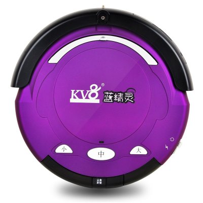 KV8蓝精灵保洁机器人M-288（紫色）（自动吸尘器，扫地机，扫地机器人，家用扫地机）