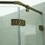 品典浴室定制淋浴房钻石型沐浴房隔断整体卫生间钢化玻璃门(100*100)第3张高清大图