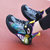 迈凯恩品牌童鞋新款儿童皮面防水防滑运动休闲鞋小学生高帮篮球鞋中大童跑步鞋潮鞋(黑紫 32（20）)第5张高清大图