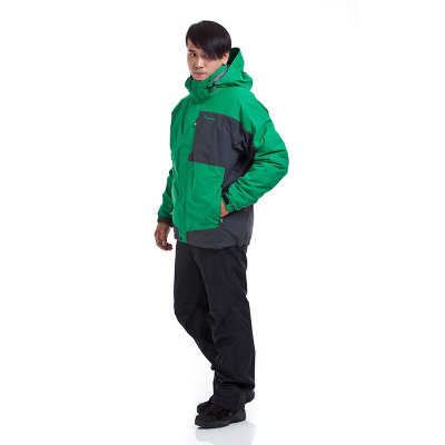 磐雾（pinewood）CM122009男式套棉冲锋衣（明绿/中灰）（M）