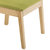 一米色彩 实木复古餐椅简约酒店椅成人靠背书桌椅休闲家用咖啡椅(草绿色 实木框架)第3张高清大图