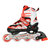 乐士ENPEX溜冰鞋儿童成人用可调直排轮滑鞋旱冰鞋MS168(红色 S码（32-35）)第4张高清大图
