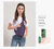 时尚女士斜挎包2021新款胸前斜挎包帆布单肩包旅行小包包女运动背包(浪漫紫)第4张高清大图