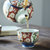 日本有田烧 复古贴花描金日式陶瓷茶具套装 锦竹梅和风礼品套装第3张高清大图