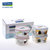 韩国Glasslock原装进口钢化玻璃保鲜盒饭盒冰箱储存盒收纳盒家庭用礼盒套装(GL22-AB三件套)第3张高清大图