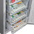 美的(Midea)BCD-261WGM 261升L双门冰箱(印象白)玻璃面板美观易清洁第5张高清大图