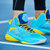 安踏篮球鞋男士运动汤普森同款篮球战靴双承科技篮球鞋(11621307-5/天空蓝/蓝绸色/鸡蛋黄/银色 44.5美码10.5)第3张高清大图
