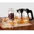 紫丁香耐热耐高温透明玻璃茶壶家用套装大小号过滤网花茶具凉水壶(S76茶壶1500ML+清心杯2个)第2张高清大图