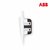 ABB开关插座面板套装由艺系列白色五孔插座86型二三极墙壁电源插座开关面板套餐合集(三位双控)第4张高清大图