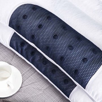 福乐友纯棉决明子磁石护颈保健枕芯2只装(白色)
