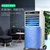 格力KS-0502Db空调扇家用单冷风扇冷风机家用遥控水冷冰晶制冷扇(蓝白色 热销)第2张高清大图