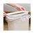 卫生间厨房缝隙垃圾桶 家用无盖塑料压圈垃圾桶 长方形夹缝垃圾桶(杏 色)第4张高清大图