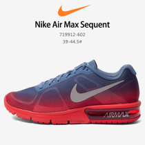 2017新款耐克男子运动鞋 Nike air Max Sequent半掌气垫缓震休闲跑步鞋 玫红蓝 719912-602(图片色 42)
