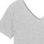 韩都衣舍2017韩版女装夏装新款V领百搭修身显瘦短袖针织衫JM7108(浅灰色 L)第5张高清大图