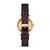 Armani阿玛尼手表女 时尚简约休闲皮带女士手表AR1911(棕色 皮带)第5张高清大图