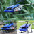 合金遥控飞机耐摔3.5通直升机充电动男孩儿童模型玩具飞机无人机飞行器(蓝色 一个机身三个电池)第4张高清大图